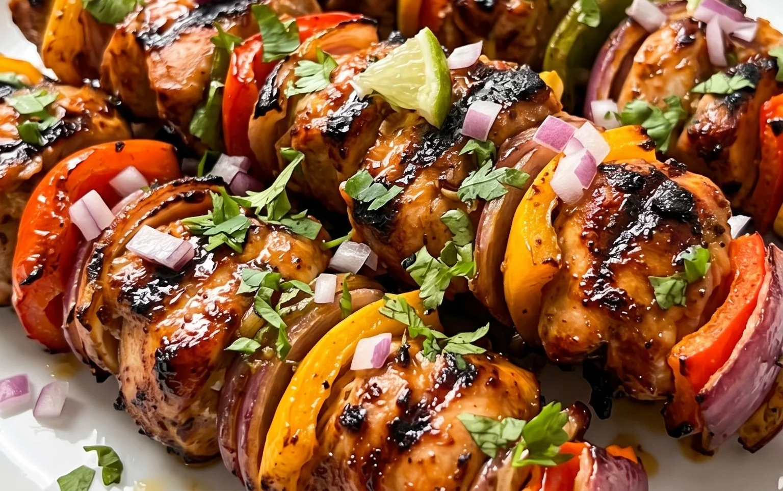 Mexican Barbecue Chicken Skewers