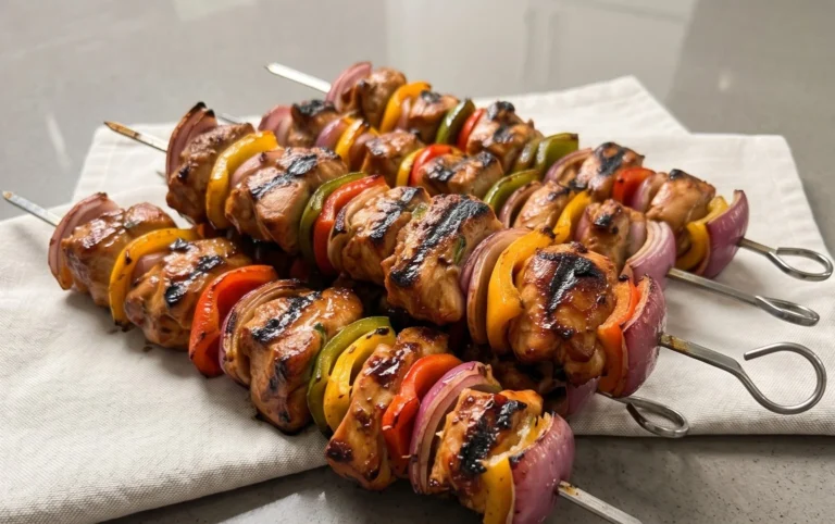 Mexican Barbecue Chicken Skewers