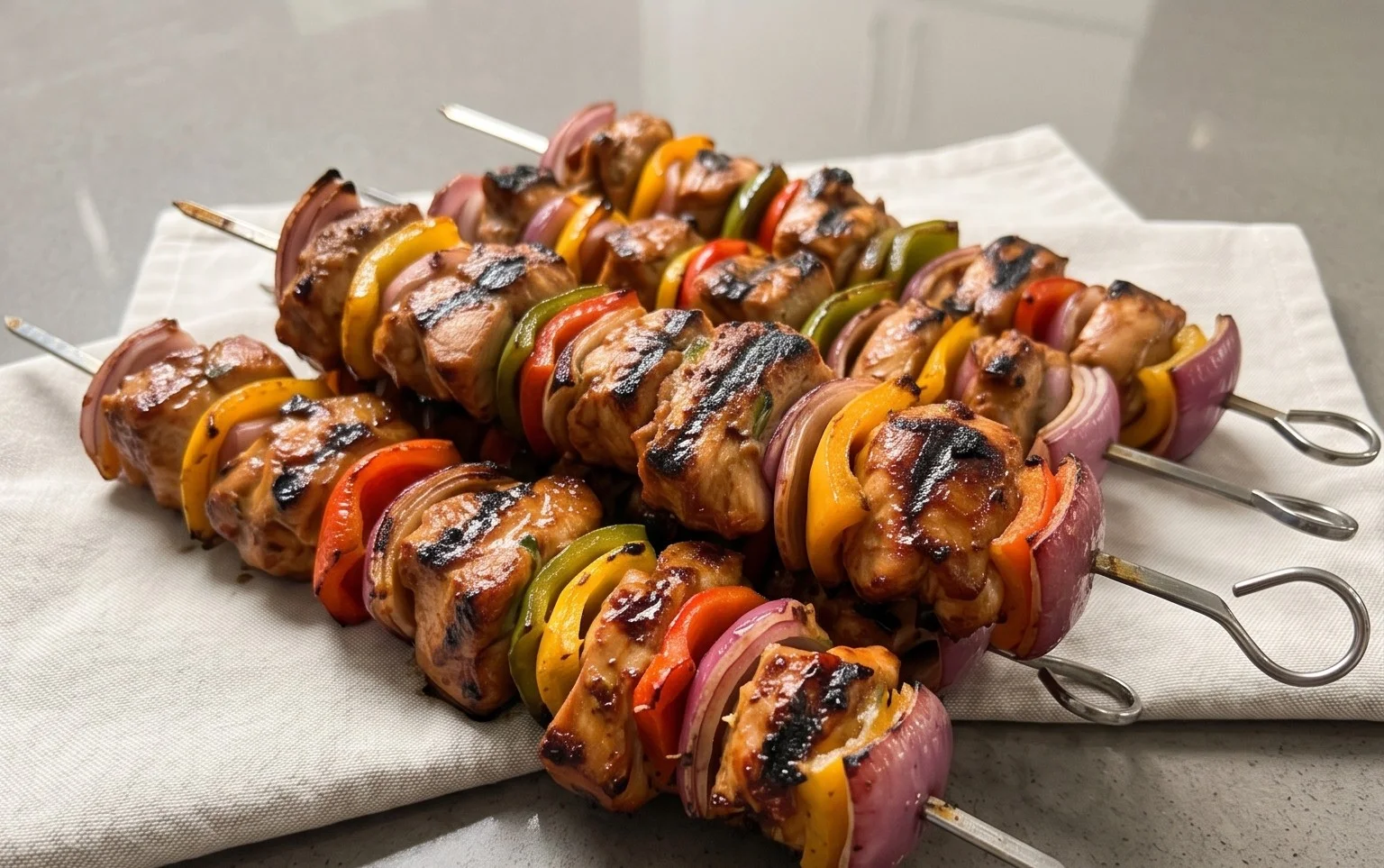 Mexican Barbecue Chicken Skewers