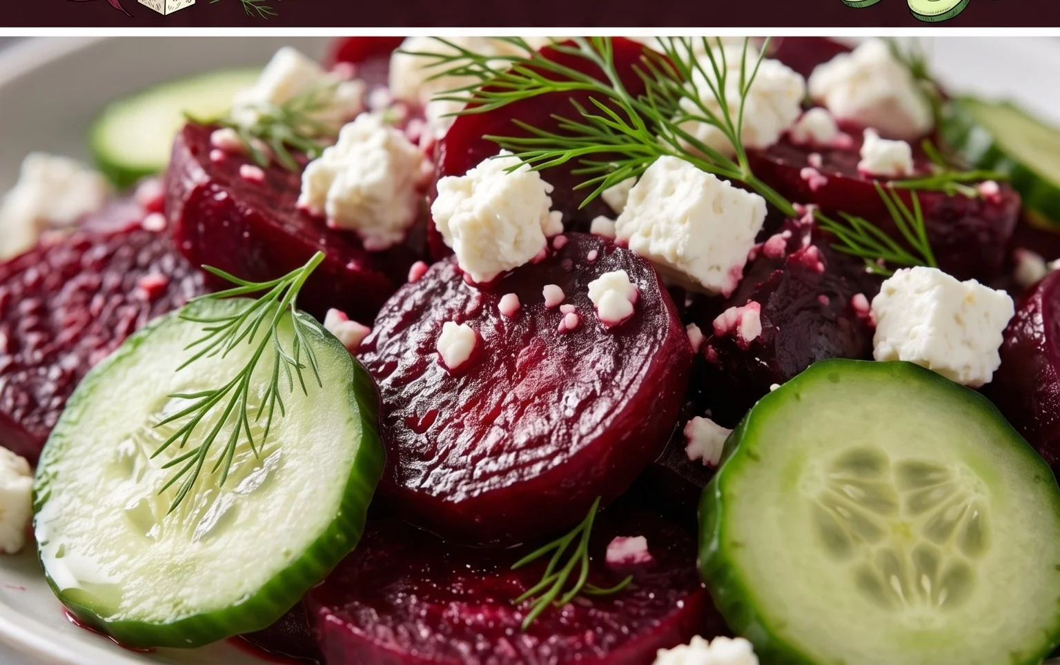 Beet Salad with Feta, Cucumbers, and Dill: A Refreshing Delight!