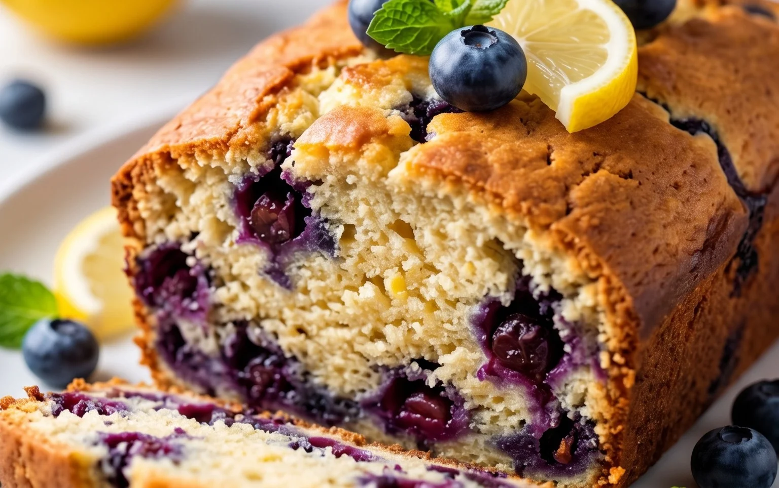 Blueberry and Lemon Loaf