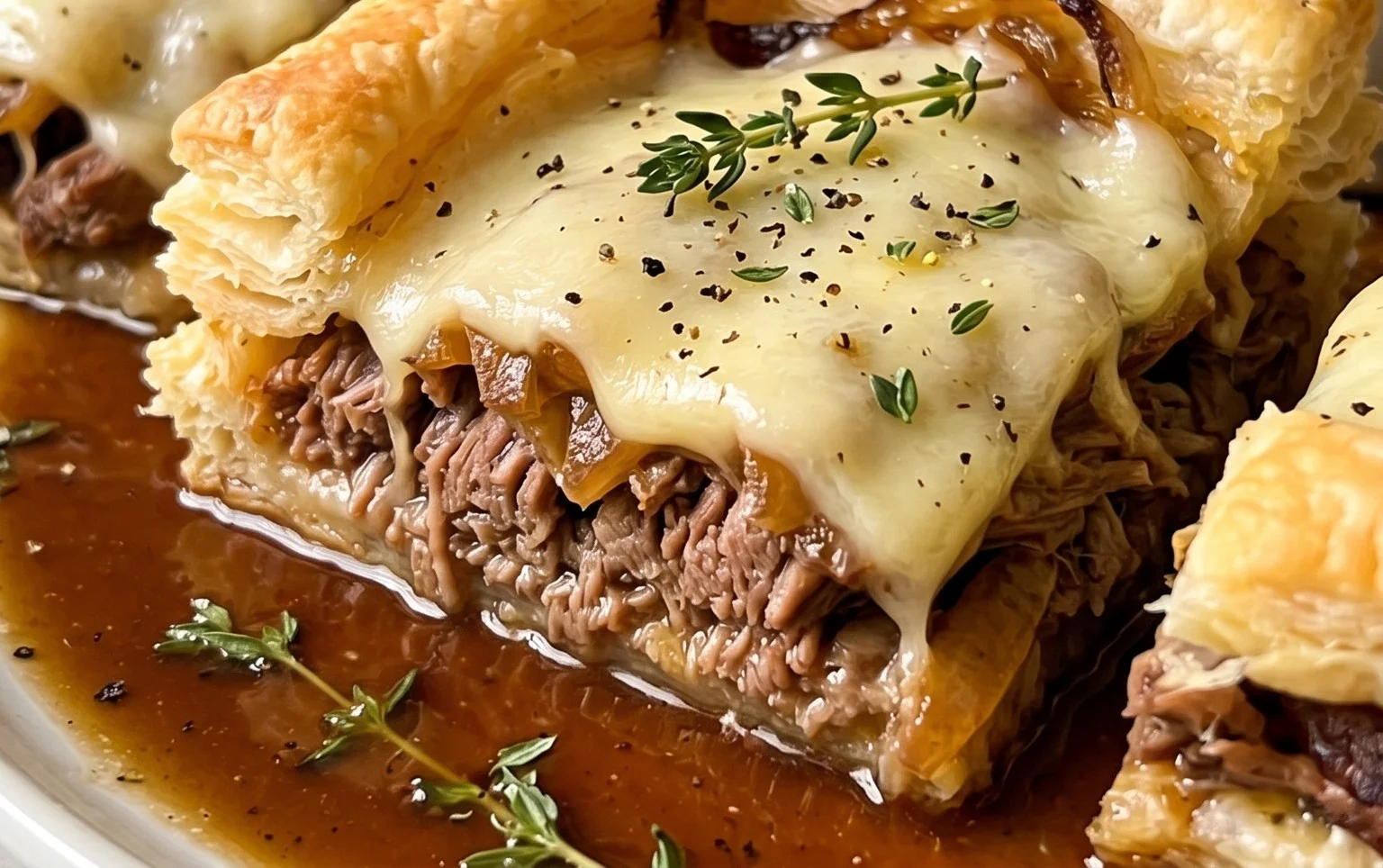 French Dip Squares