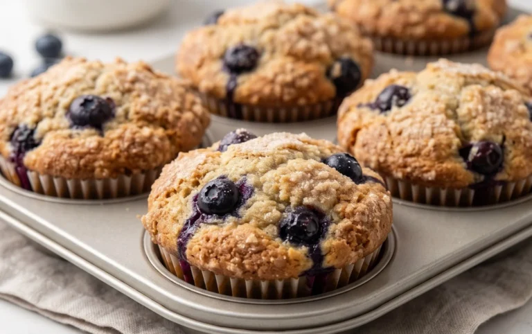 Sour Cream Blueberry Muffins