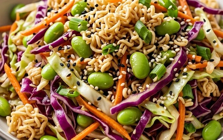Crunchy Asian Ramen Noodle Salad Recipe