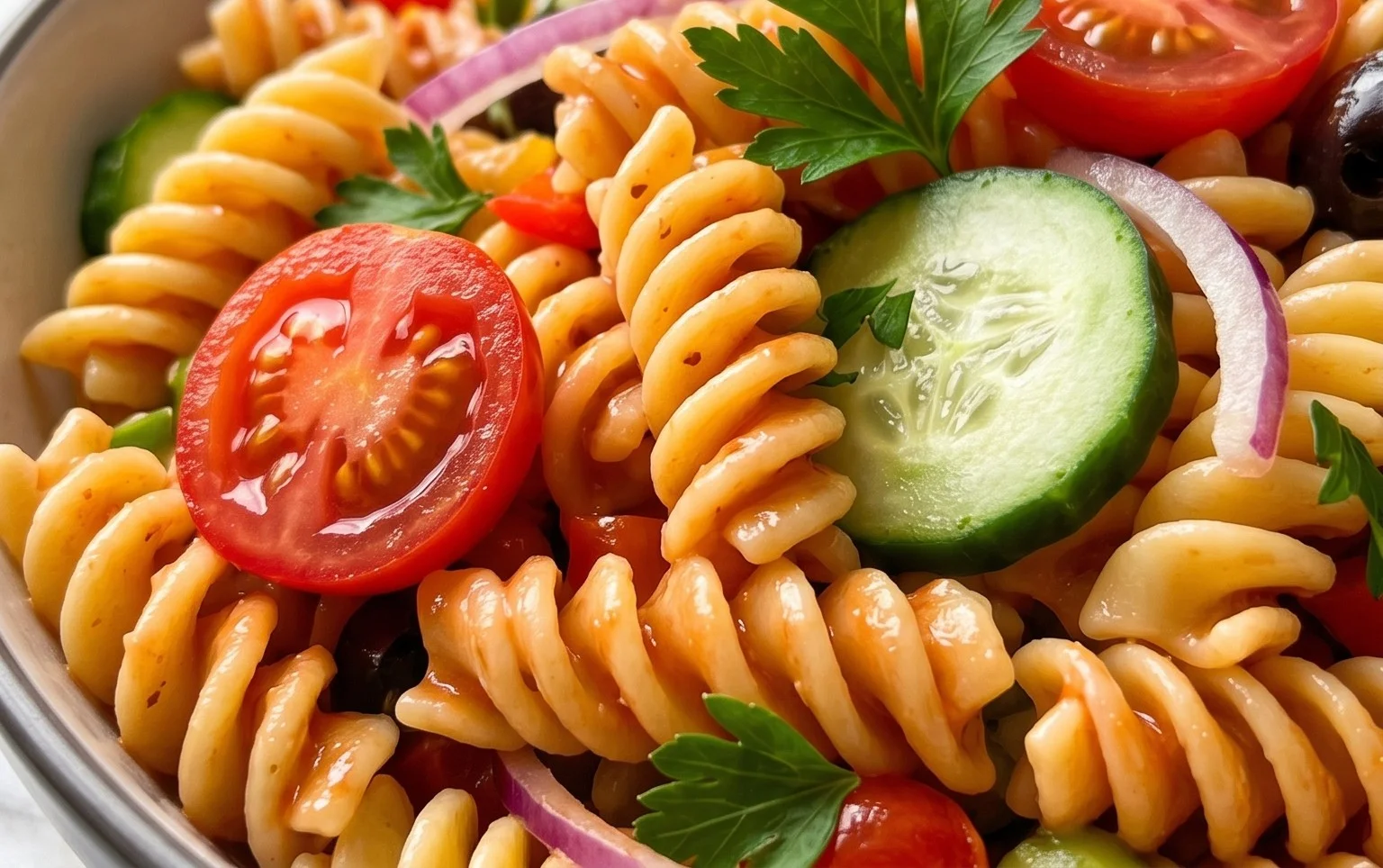 French Dressing Pasta Salad