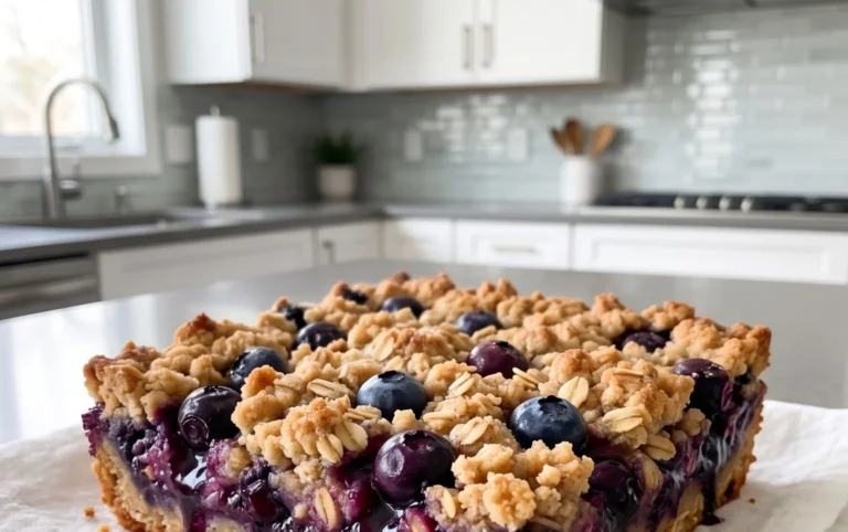 Blueberry Oatmeal Bars