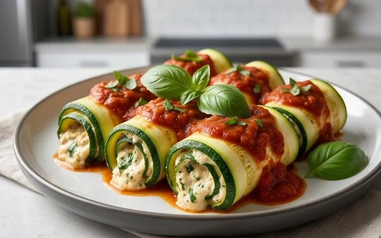 Vegan Zucchini Rollatini