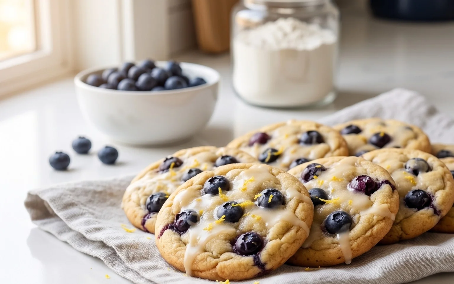 Lemon Blueberry Cookies Recipe