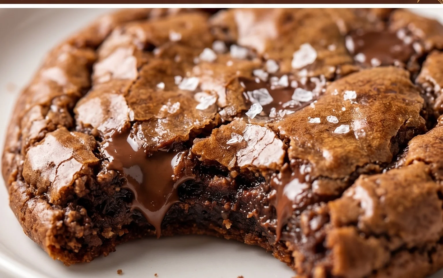 Salted Brownie Cookies