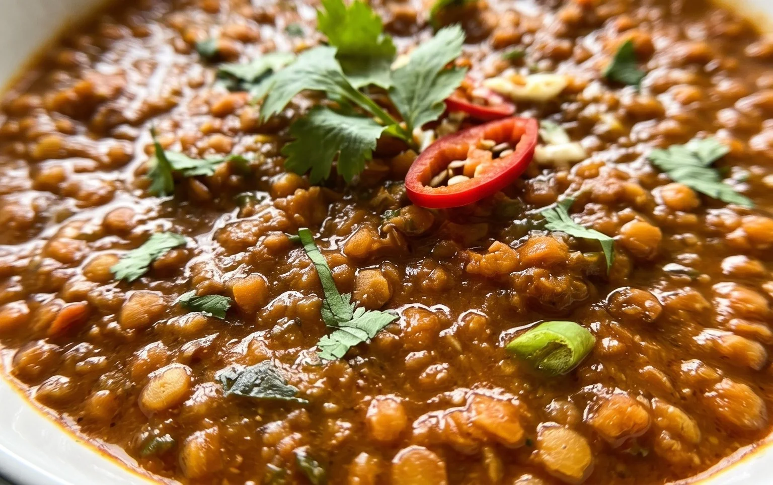 Spicy Red Lentil Curry