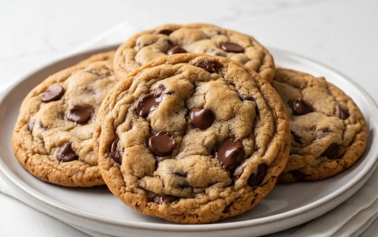 Crispy and Chewy Chocolate Chip Cookies
