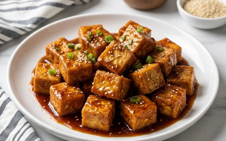 Honey Garlic Tofu