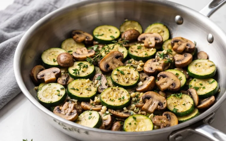 Skillet Zucchini and Mushrooms