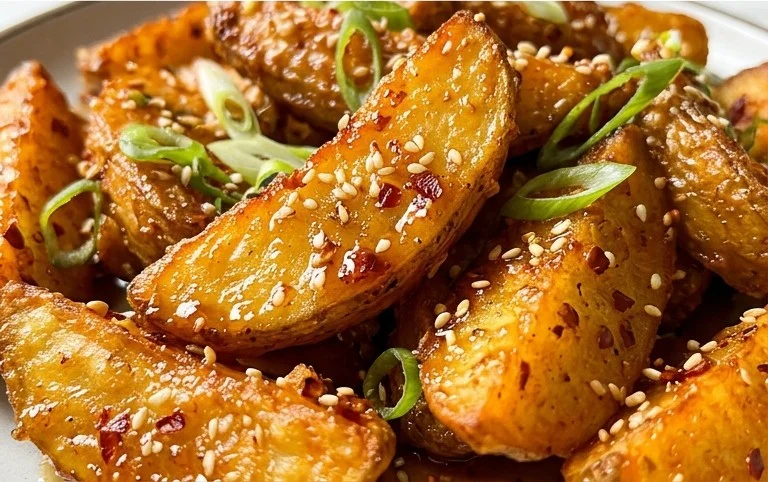 Crispy Honey Chilli Potatoes