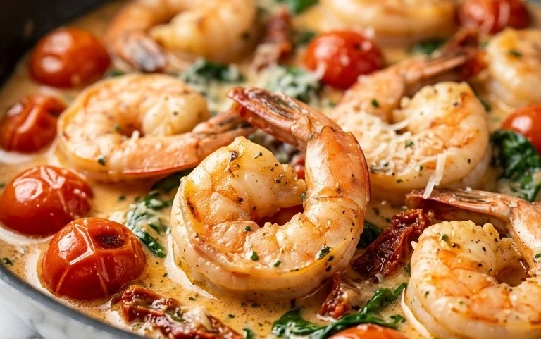 Tuscan Shrimp (One-Pan, 30-Minute Dinner)
