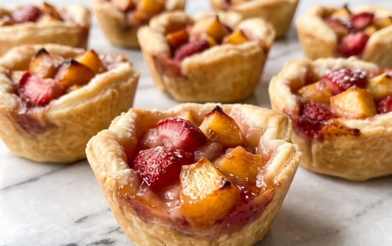 Strawberry Peach Pie Bites