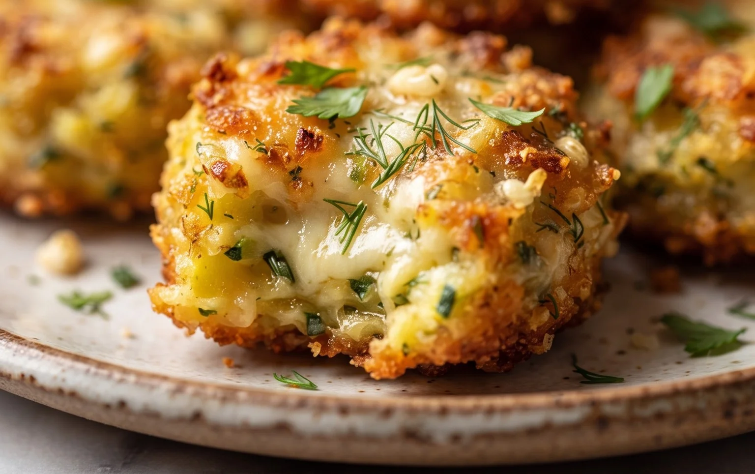Zucchini Garlic Bites