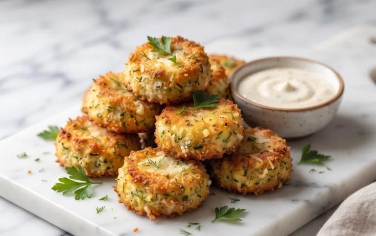 Zucchini Garlic Bites