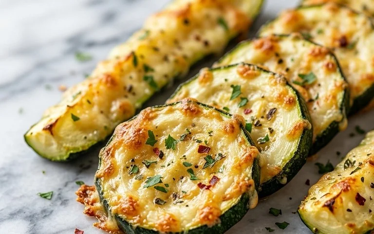 Baked Parmesan Zucchini