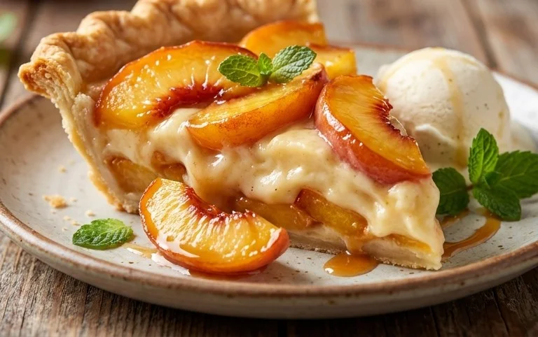Peaches and Cream Pie