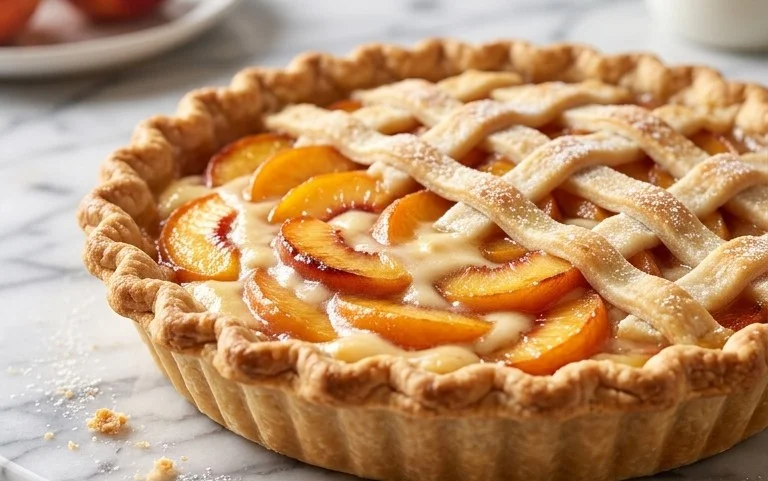 Peaches and Cream Pie