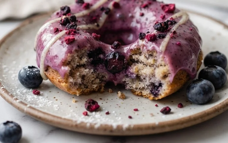 Blueberry Cake Donuts