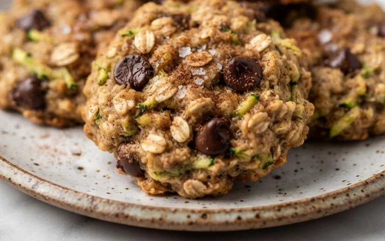 Healthy Zucchini Oatmeal Cookies