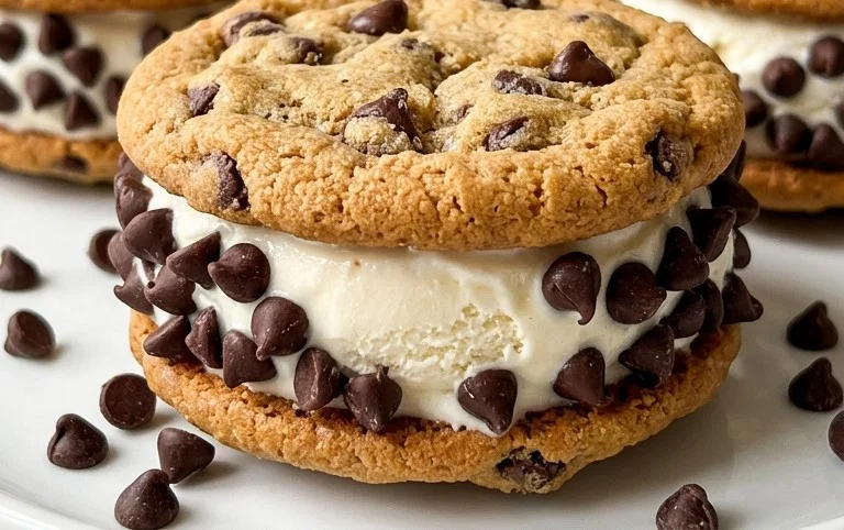 Cookie Ice Cream Sandwiches (Like a Chipwich!)