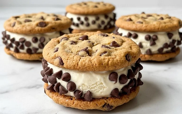 Cookie Ice Cream Sandwiches (Like a Chipwich!)