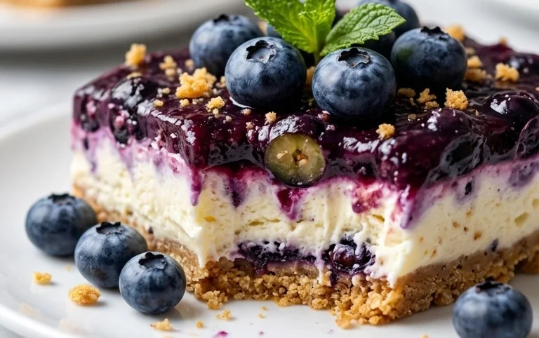 No-Bake Blueberry Yum Yum