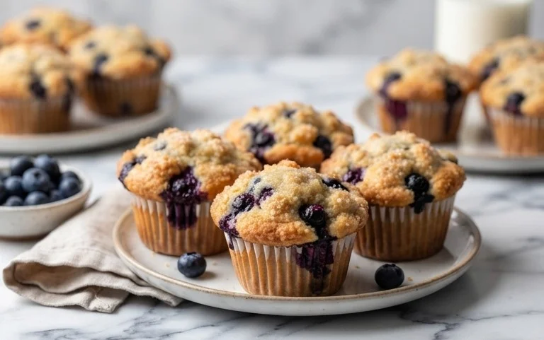 Homemade Blueberry Muffins