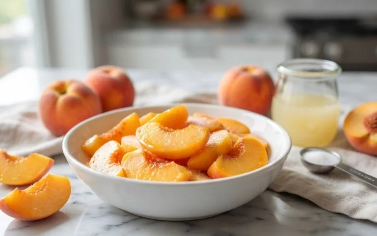 Freezing Peaches, How to Easily Freeze Peaches